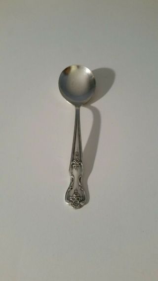 Vintage Silver Extra Plate Wm.  Rogers Mfg Co.  Magnolia 7 " Gumbo Spoon