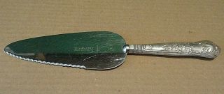 Pie Server With A Solid Silver Handle - Sheffield Hall Marks With H.  B.  Makers.