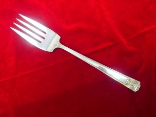 Holmes And Edwards Century Silver Plate Cold Meat Serving Fork No Mono.  8 1/2 "