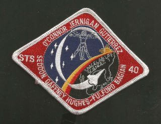 Shuttle Columbia Sts - 40 Patch 6 1/4 "