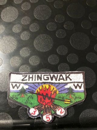 Oa Zhingwak Lodge 352 F1 Flap Np " This Is A Photo Not The Actual Flap "