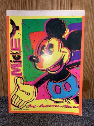 Vintage Walt Disney Company Mickey Mouse Note Pad Electric Mouse Nwt Disneyana