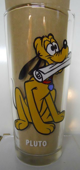 Vintage 1978 Pepsi Happy Birthday Mickey Series Glass - Pluto