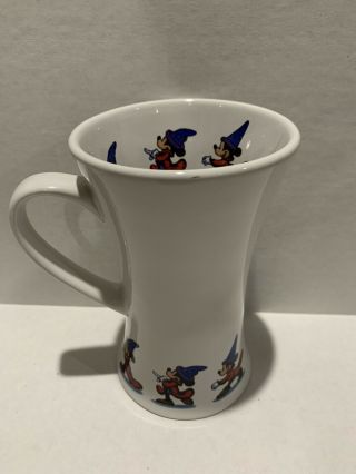 Vintage Mickey Mouse Fantasia Sorcerer Disney Store Coffee Mug 6 " 18 Oz.  Ceramic