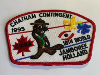 1995 World Scout Jamboree Scouts Canada Chatham Contingent Badge Patch