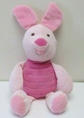 Disney Piglet Winnie The Pooh Plush 11 " Stuffed Animal Rattle Crinkle Baby Toy