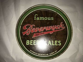 BEVERWYCK FAMOUS BEERS AND ALES TRAY ALBANY N.  Y. 3