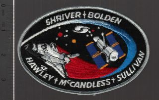1990 Shuttle Discovery Sts - 31 Embroidered Patch Hubble Telescope,  Hawley Shriver