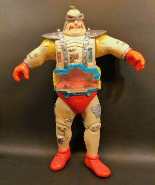 Vintage Tmnt 1991 Krang Android Body With Brain Action Figure 11 " Inch