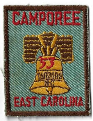 53 Camporee East Carolina Council Tarboro,  Nc Brn Bdr.  [mx - 9490]