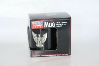 Boy Scout Bsa Black Coffee Mug Cup Nib Black Eagle Gift - Rare - Htf