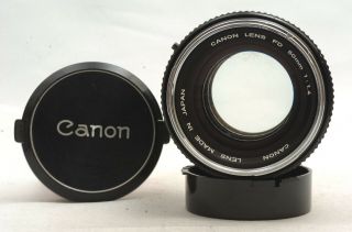 @ Ship In 24 Hours @ Rare @ Vintage Canon Fd 50mm F1.  4 Mf Prime Lens