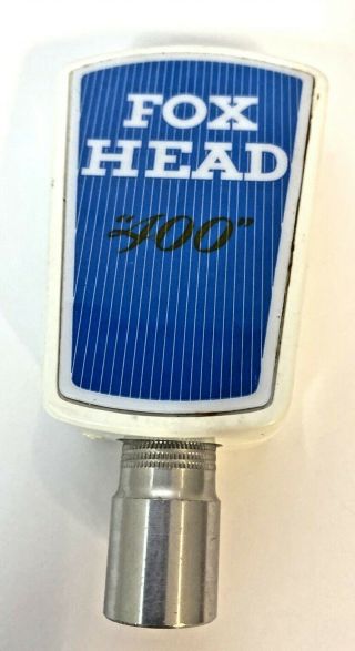 Vintage Fox Head 400 Tap Knob Handle Old Stock
