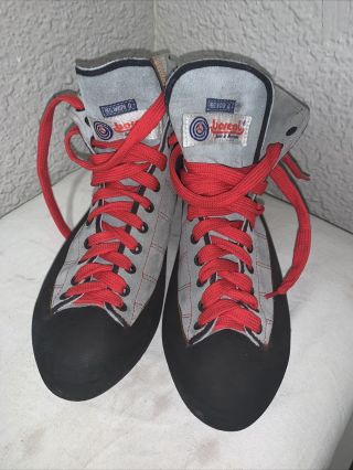 Vintage Boreal Fire High Top Rock Climbing Shoes Men’s Size 10 Made In Spain