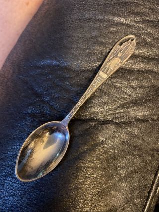 Vintage Sterling Silver Salt Lake City,  Utah Souvenir Spoon