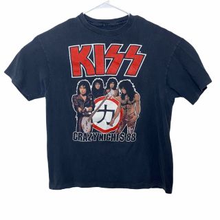 Vintage Kiss Crazy Nights Tour 1988 Band Black T - Shirt Men’s Size Large