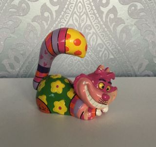 W@w A Collectible Disney Britto Alice In Wonderland Cheshire Cat Figurine.  L@@k.