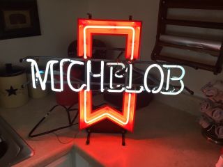 Vintage 1970’s Michelob Beer Bar Light.  Rare.  Neon