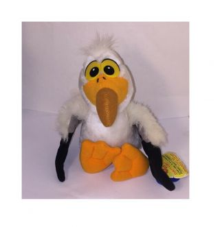 1989 Disney World On Ice Little Mermaid Stuffed Plush Toy Scuttle Seagull Bird