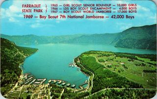 Postcard Id 1969 7th National Jamboree Boy Scouts Farragut State Park Idaho Oa