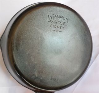 Vtg Wagner Ware Sidney 1060 A No.  10 Cast Iron Skillet 11 3/4 " Fry Pan