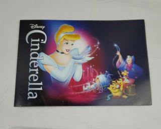 Walt Disney Cinderella 2012 Set Of 4 Lithograph Portfolio 10.  5x14