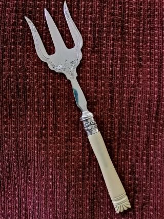 Lovely Antique (victorian) Silver Plate Bread Fork