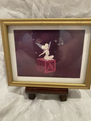 Disney Tinker Bell Miniature Art Print With Easel 4x5