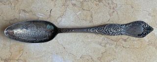 1893 Columbian Exposition Chicago Worlds Fair Us Government Building Spoon C1893