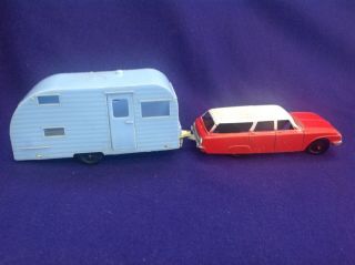 Vintage Tootsietoy Ford Country Sedan Station Wagon & Camper 1950 