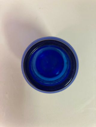 RARE COBALT BLUE GLASS JAX BEER BOTTLE ORLEANS,  LA.  LOUISIANA 3