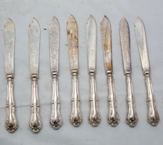 Vintage Mappin & Webb Silver Plate Cutlery Set 8 Piece