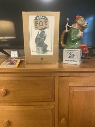 Anheuser Busch Bevo The Fox Stein 8970,  Pre Owned,  Before