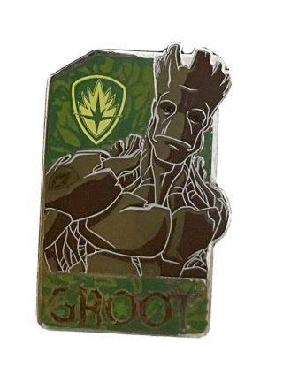 Disney Pin Marvel Groot Guardians Galaxy Adult I Am Groot Collectable