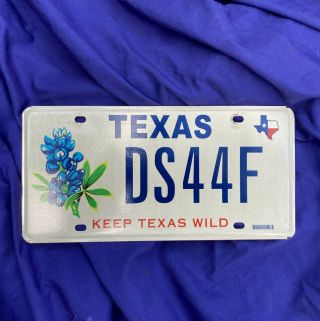 " Keep Texas Wild " 2000s Texas Dmv License Plate,  Gently Great Qty
