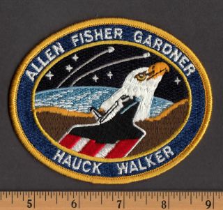 1984 Shuttle Discovery Sts - 51a Embroidered Patch Allen Fisher Gardner Hauck