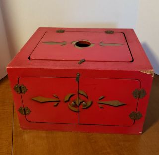 Abbotts Elusive Bunny Box - Vintage Wooden Magic Trick