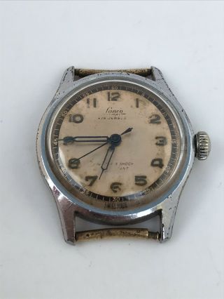 Vintage Lanco Sport 15 Jewels Wrist Watch Incabloc Swiss Old Retro Rare