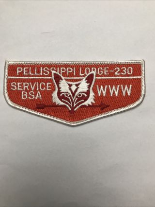 Pellissippi Lodge 230 Orange Service Flap