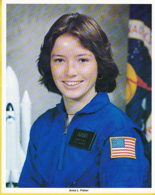 Astronaut Anna L.  Fisher 8 X 10 Nasa Photo