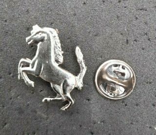 Older 1980s / 90s Ferrari Motor Car Prancing Horse Pin Badge
