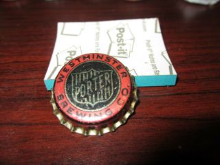 Porter - Westminster Brewery - Bc - Canada - Cork Beer Bottle Cap - Crown