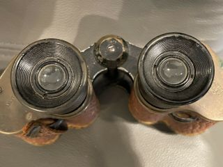 Vintage WWII Bausch & Lomb 6x30 US Army Signal Corps Binoculars w Case 3