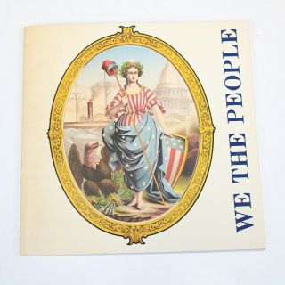 1975 National Museum Of History " We The People " Soft Cover American Govt Book