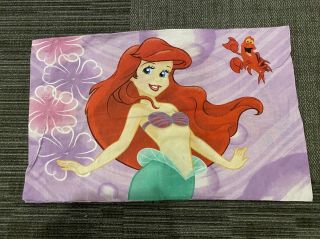 Disney The Little Mermaid Special Edition 2 Sided Pillowcase Ariel Vintage 2