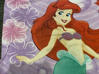 Disney The Little Mermaid Special Edition 2 Sided Pillowcase Ariel Vintage 3