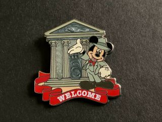 Wdw The Museum Of Pin - Tiquities Disney Pin Celebration 2009 Welcome Pin Le 70945