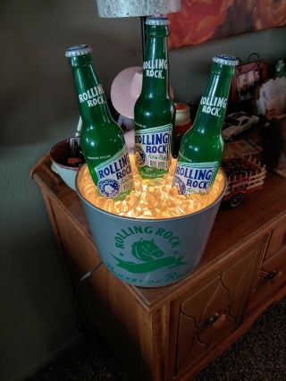 Rolling Rock Bucket Of Beer Bubbler
