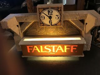 Vintage Falstaff Beer Clock Perfectly