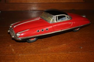 Antique Germany Tin Toy Friction Phantom Concept Car By Paya After Tippco